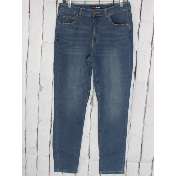Fashion Nova Denim - Fashion Nova Women Jeans Size 13 Juniors Blue High Rise Skinny Sandblasted Denim